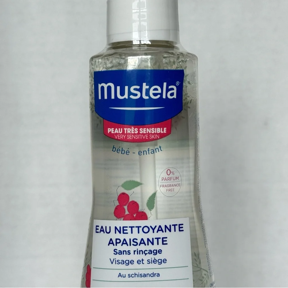 New Mustela No Rinse Soothing Cleansing Water Very Sensitive Skin 10.14 oz Baby - Picture 3 of 13